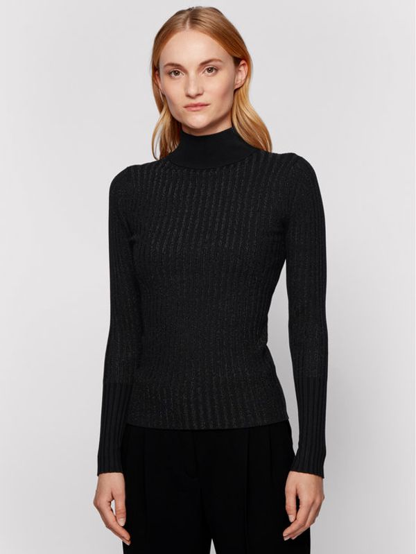 Boss Boss Пуловер C_Florensa 50443181 Черен Slim Fit