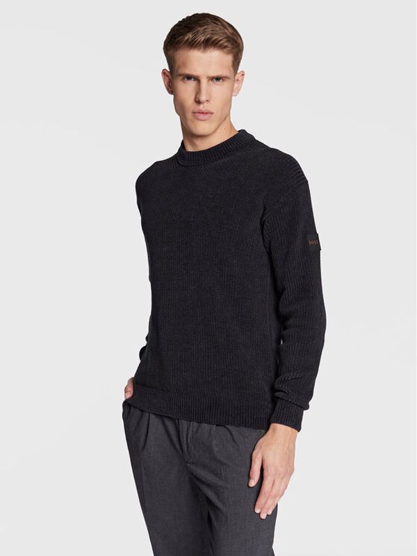 Boss Boss Пуловер Komentino 50478306 Черен Regular Fit