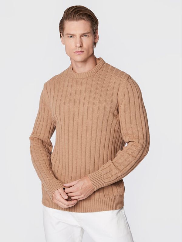 Boss Boss Пуловер Laaron 50477360 Бежов Regular Fit