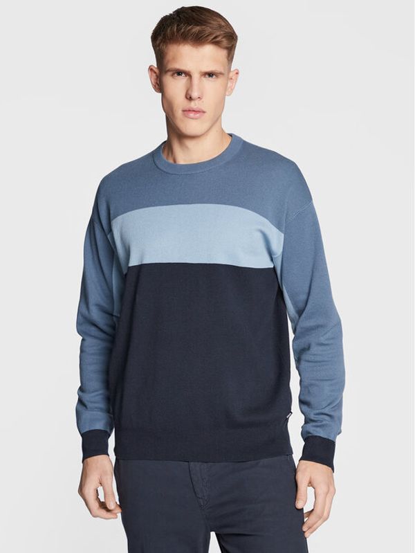 Boss Boss Пуловер Laccus 50477373 Син Relaxed Fit