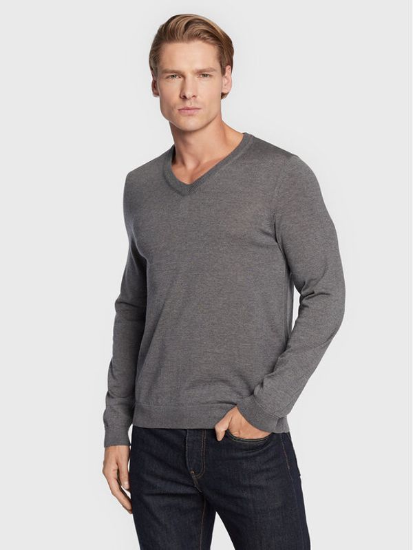 Boss Boss Пуловер Melba-P 50468261 Сив Slim Fit
