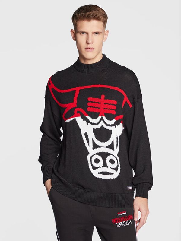 Boss Boss Пуловер NBA Chicagobulls 50480082 Черен Comfort Fit