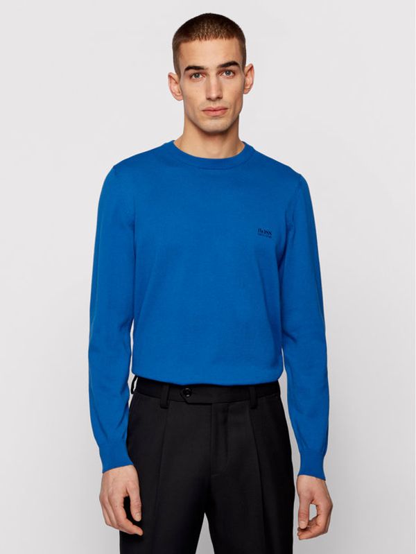 Boss Boss Пуловер Pacas-L 50450180 Син Regular Fit