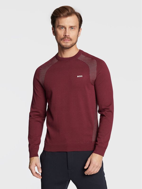 Boss Boss Пуловер Ramal 50471789 Бордо Regular Fit