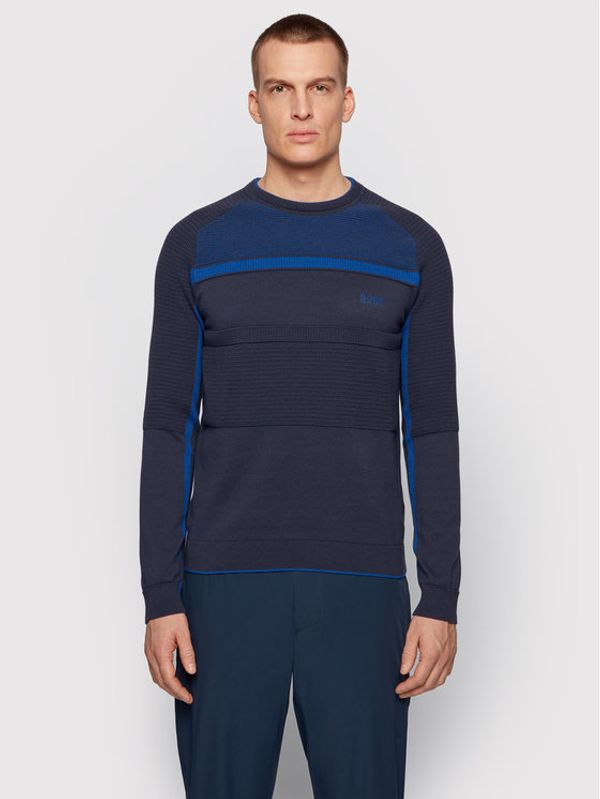 Boss Boss Пуловер Remi 50446983 Тъмносин Regular Fit