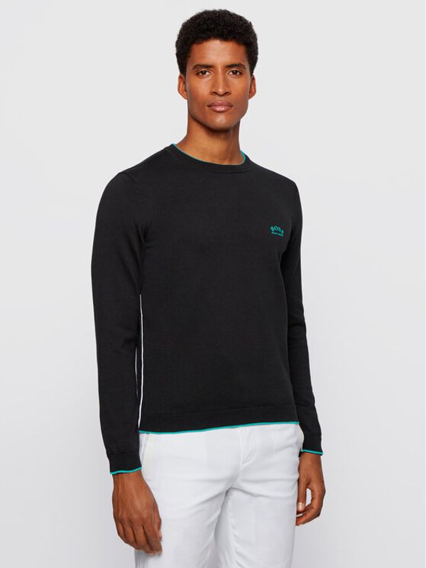 Boss Boss Пуловер Riston 50440679 Черен Regular Fit
