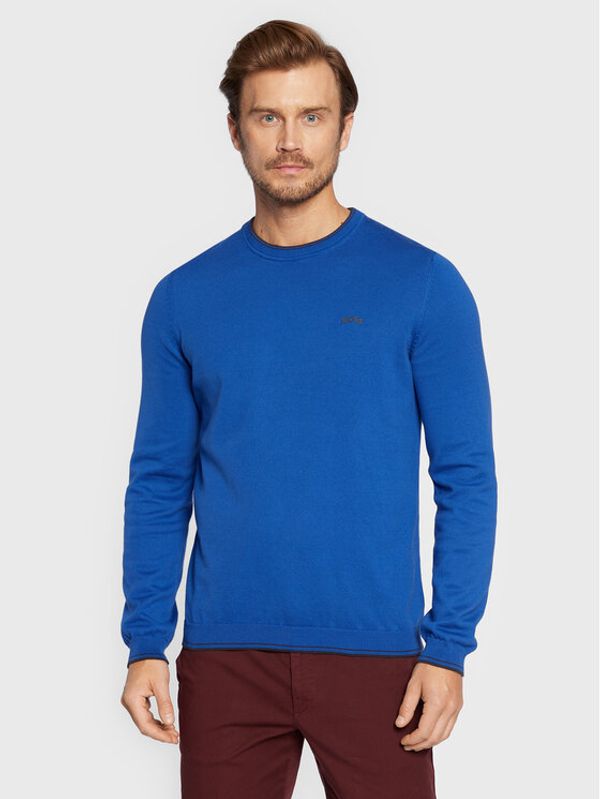 Boss Boss Пуловер Ritom_W22 50475068 Син Regular Fit