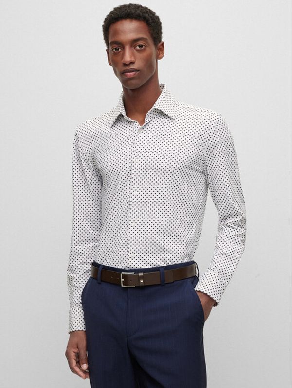 Boss Boss Риза 50484265 Кафяв Slim Fit