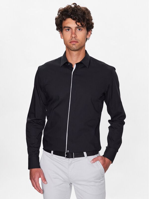 Boss Boss Риза 50484505 Черен Slim Fit