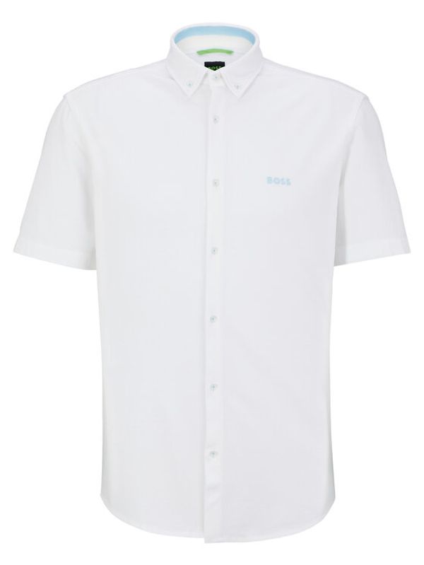 Boss Boss Риза 50487500 Бял Regular Fit