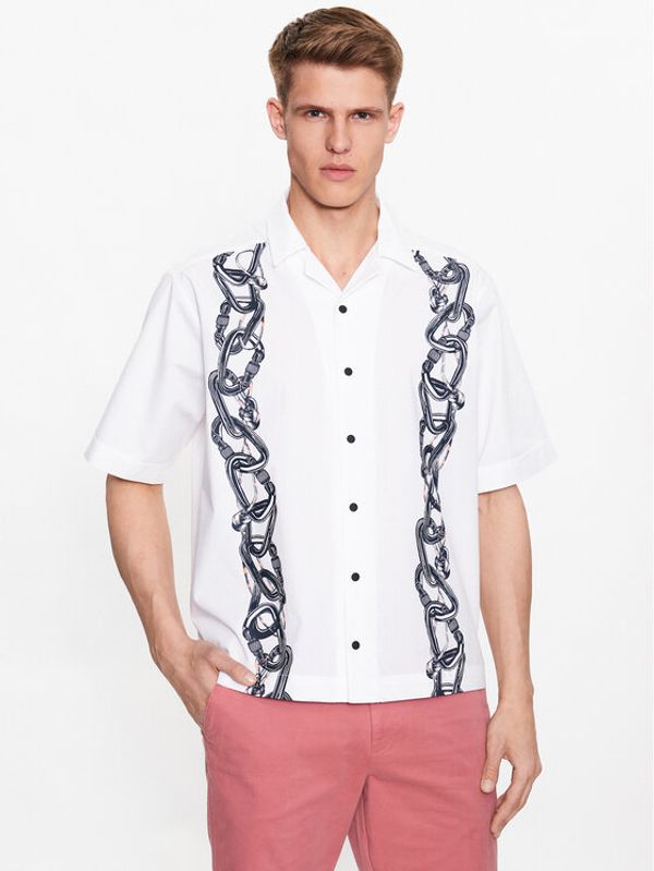 Boss Boss Риза 50488057 Бежов Relaxed Fit