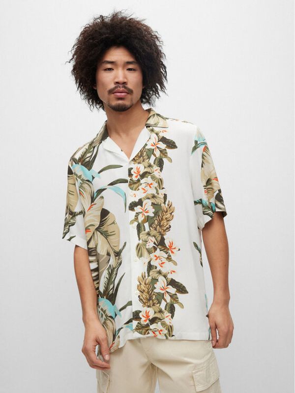 Boss Boss Риза 50489217 Бял Regular Fit