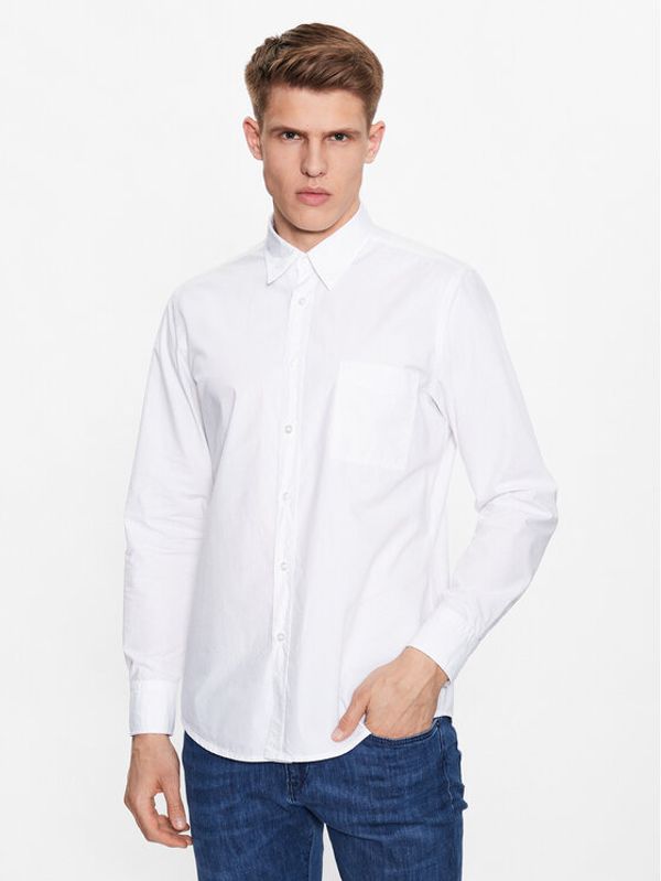 Boss Boss Риза 50489319 Бял Regular Fit