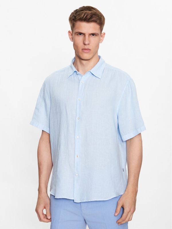 Boss Boss Риза 50489345 Син Regular Fit