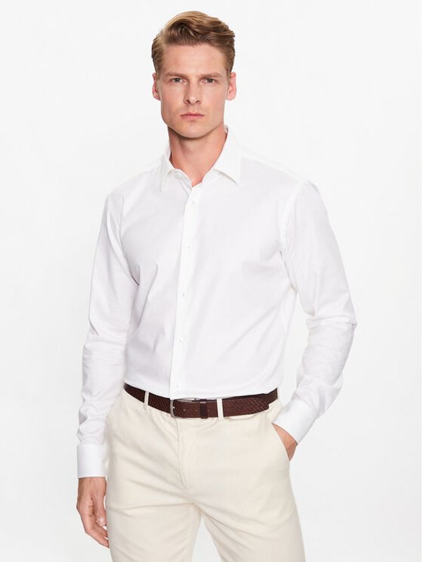 Boss Boss Риза 50490021 Бял Regular Fit