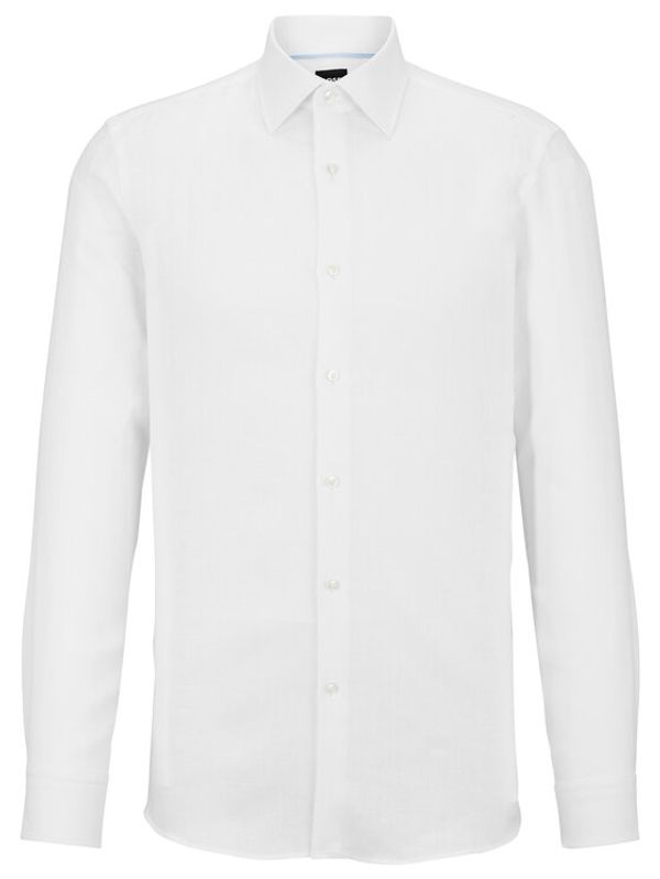 Boss Boss Риза 50490234 Бял Slim Fit