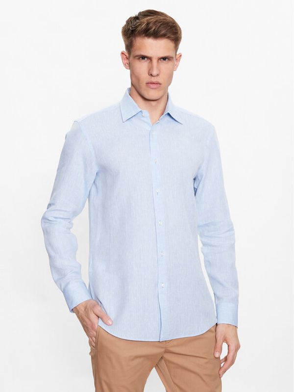 Boss Boss Риза 50490234 Син Slim Fit
