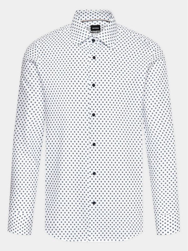 Boss Boss Риза 50490321 Бял Regular Fit