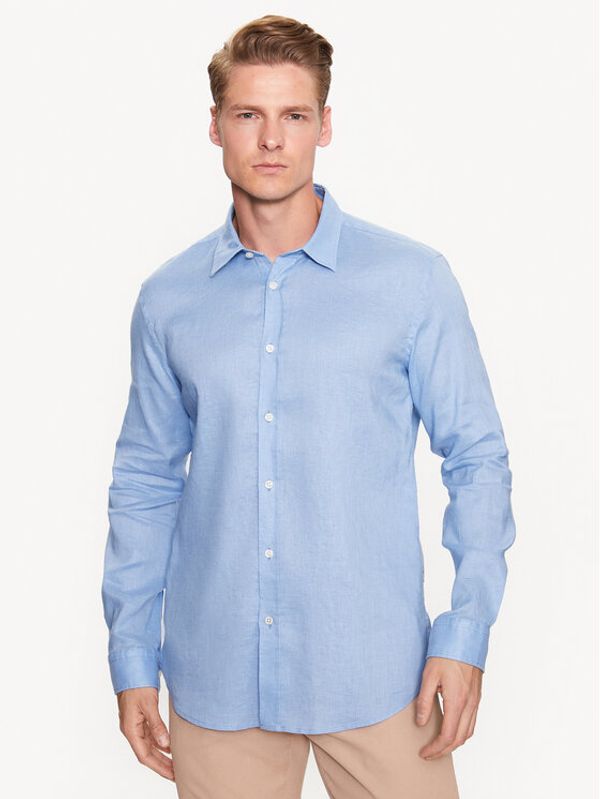 Boss Boss Риза 50490352 Син Slim Fit