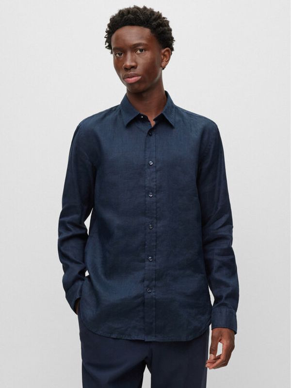 Boss Boss Риза 50490352 Син Slim Fit