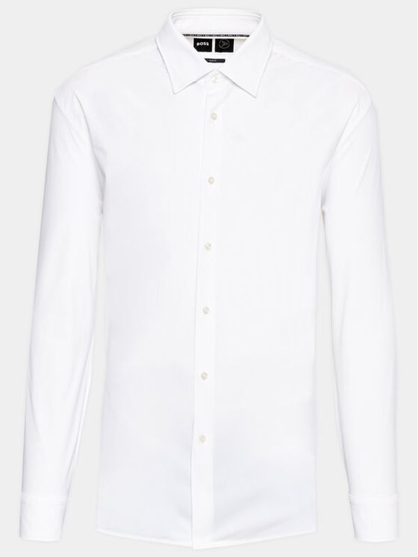 Boss Boss Риза 50490361 Бял Slim Fit