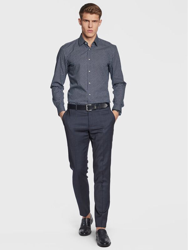 Boss Boss Риза 50494728 Син Slim Fit