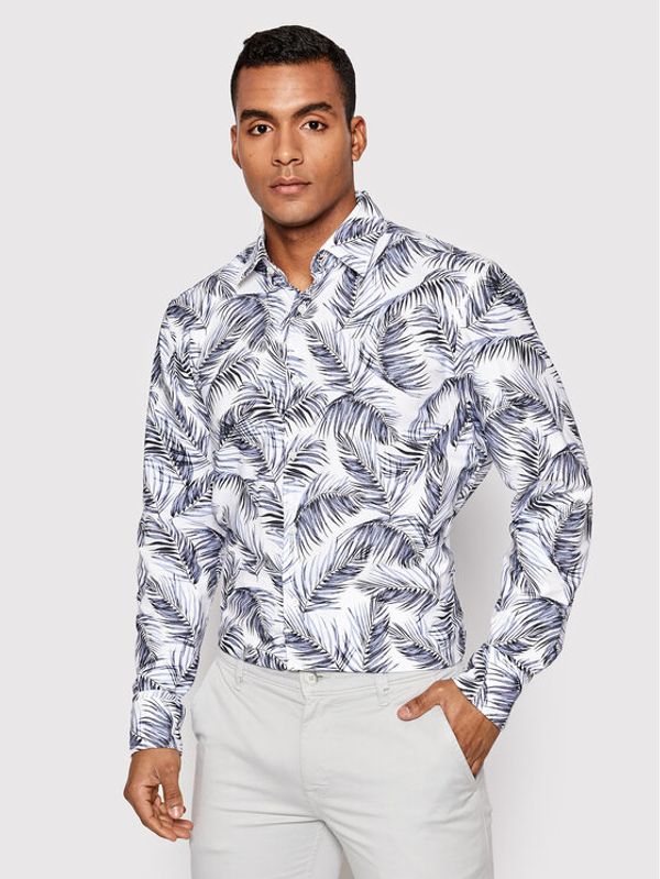 Boss Boss Риза C-Hal Kent 50474053 Бял Casual Fit