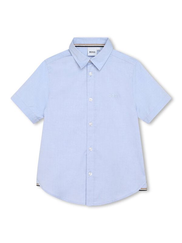 Boss Boss Риза J25O36 S Син Regular Fit