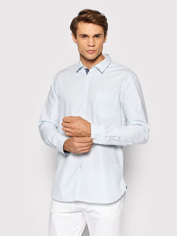 Boss Boss Риза Magneton 1 50452862 Зелен Slim Fit