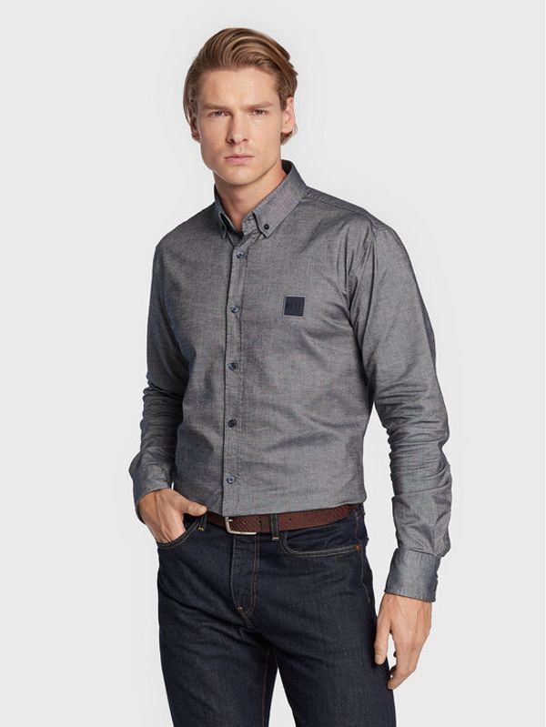 Boss Boss Риза Malbsoot_2 50467324 Тъмносин Slim Fit