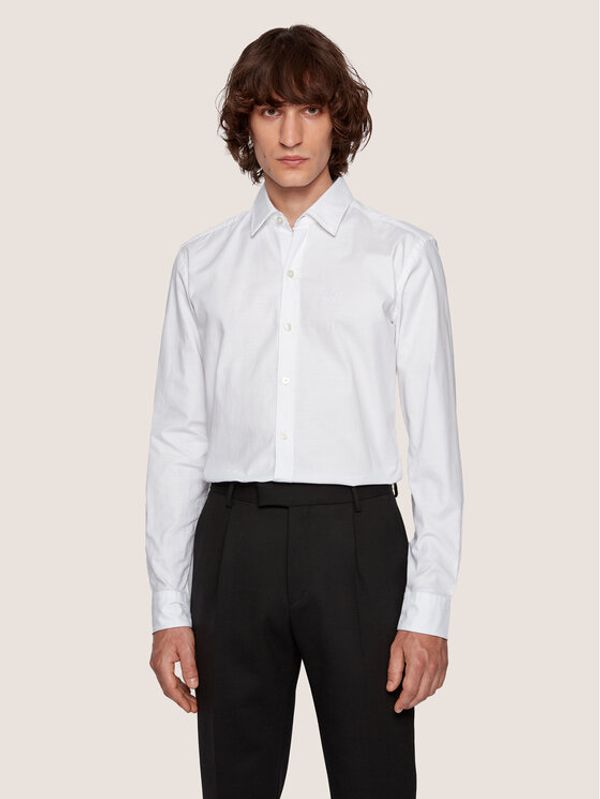 Boss Boss Риза Robbie 50438496 Бял Sharp Fit