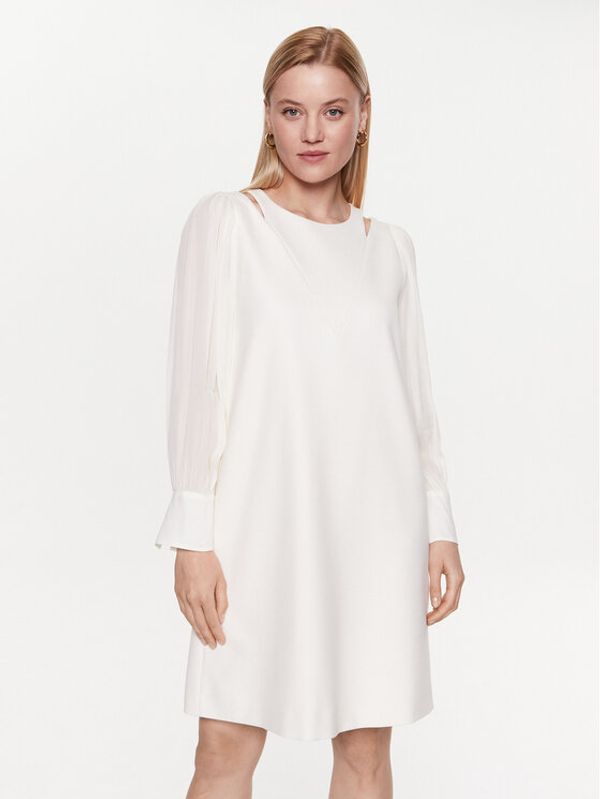 Boss Boss Рокля 50487466 Бежов Relaxed Fit