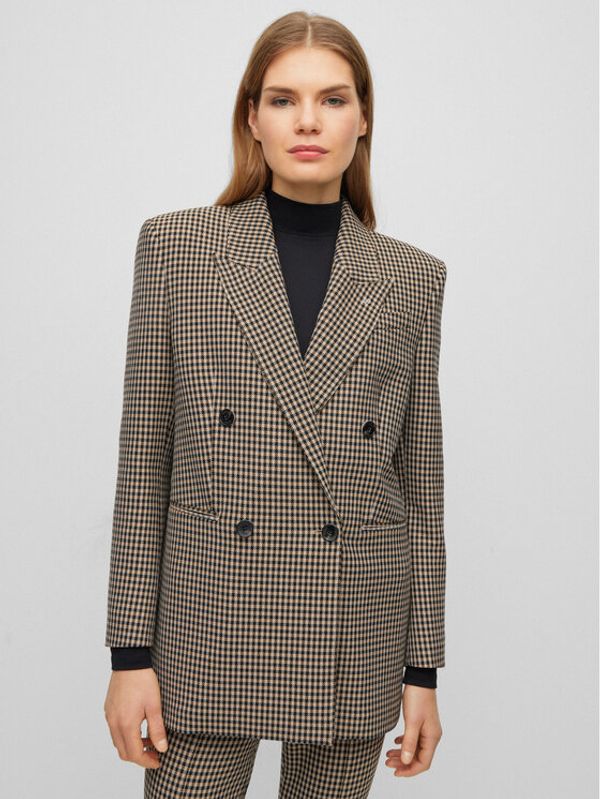 Boss Boss Сако 50495846 Бежов Relaxed Fit