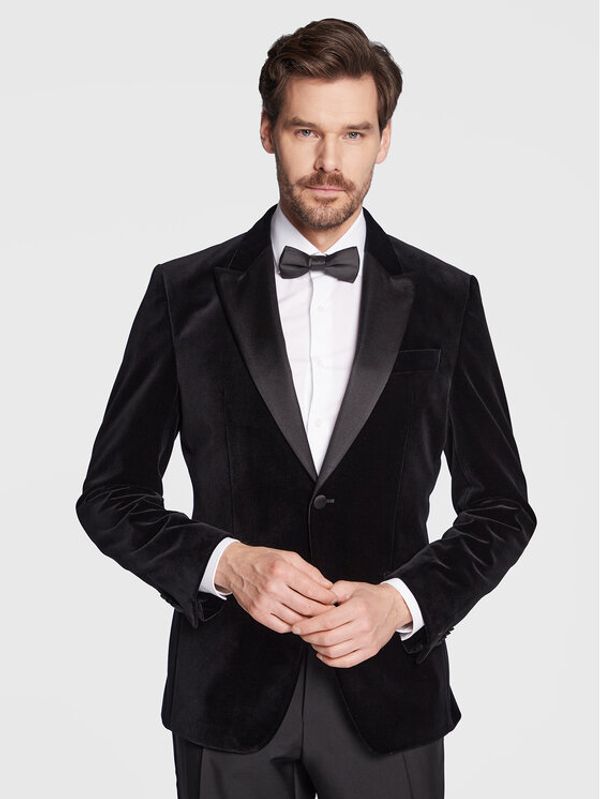Boss Boss Сако H-Hutson-Tux-231 50484709 Черен Slim Fit