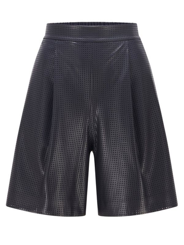 Boss Boss Шорти от имитация на кожа C_Tafy 50449100 Черен Regular Fit