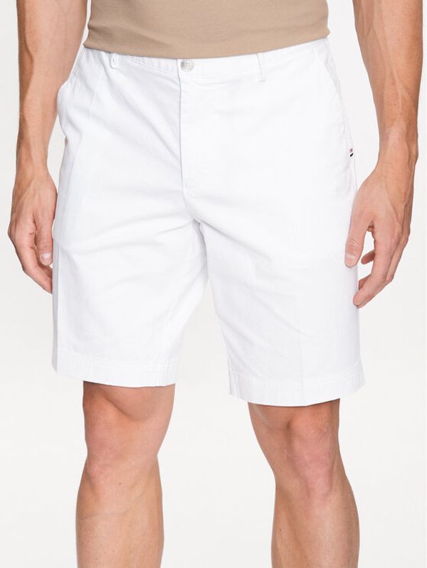 Boss Boss Шорти от плат 50487993 Бял Slim Fit