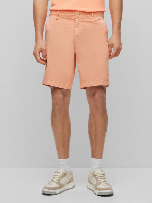 Boss Boss Шорти от плат 50489112 Оранжев Slim Fit