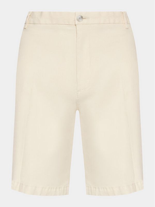 Boss Boss Шорти от плат 50490563 Бял Regular Fit