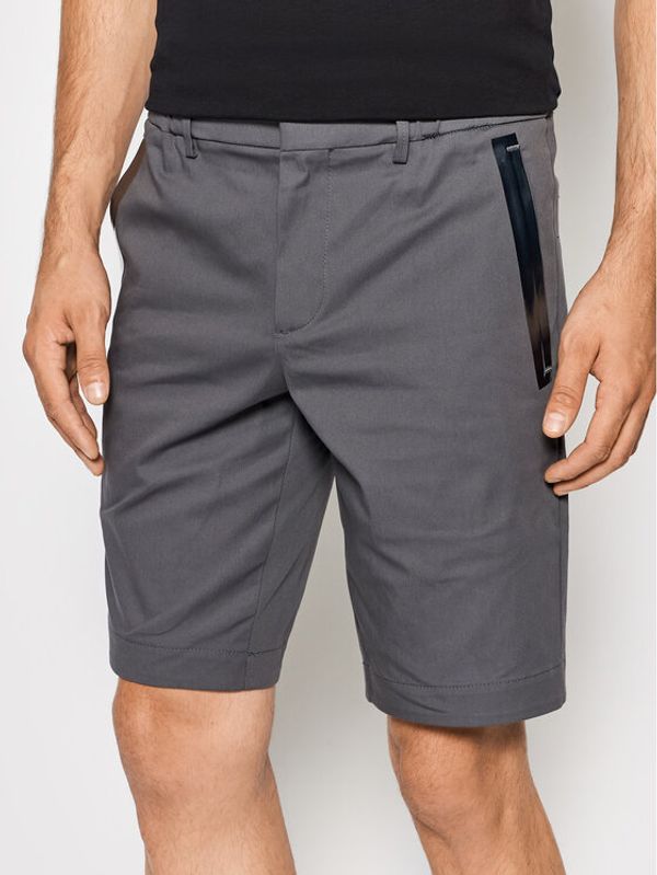 Boss Boss Шорти от плат Liem4-10 50423114 Сив Slim Fit