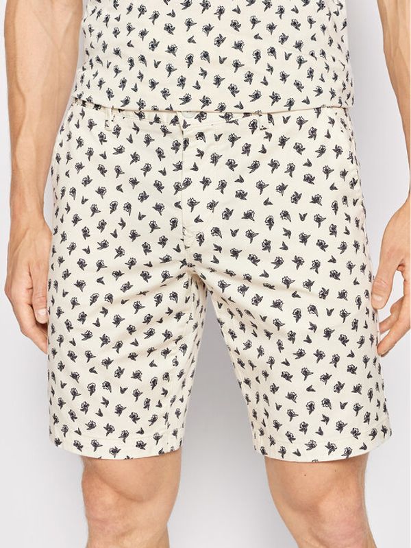 Boss Boss Шорти от плат Schino 50467079 Бежов Slim Fit