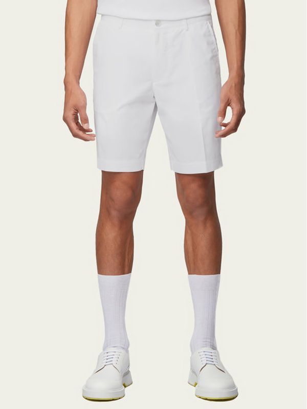 Boss Boss Шорти от плат Slice 50440126 Бял Regular Fit