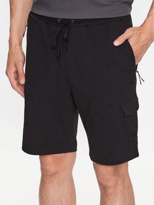 Boss Boss Спортни шорти 50493479 Черен Regular Fit