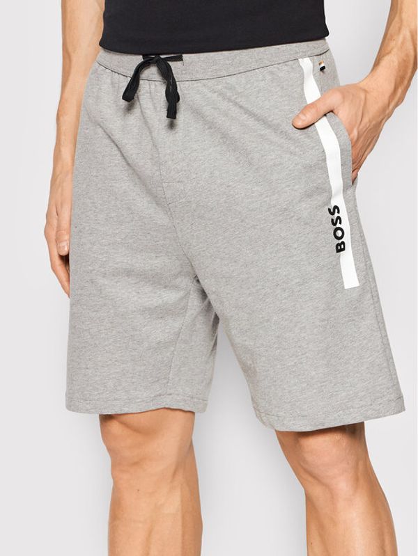 Boss Boss Спортни шорти Authentic 50465769 Сив Regular Fit