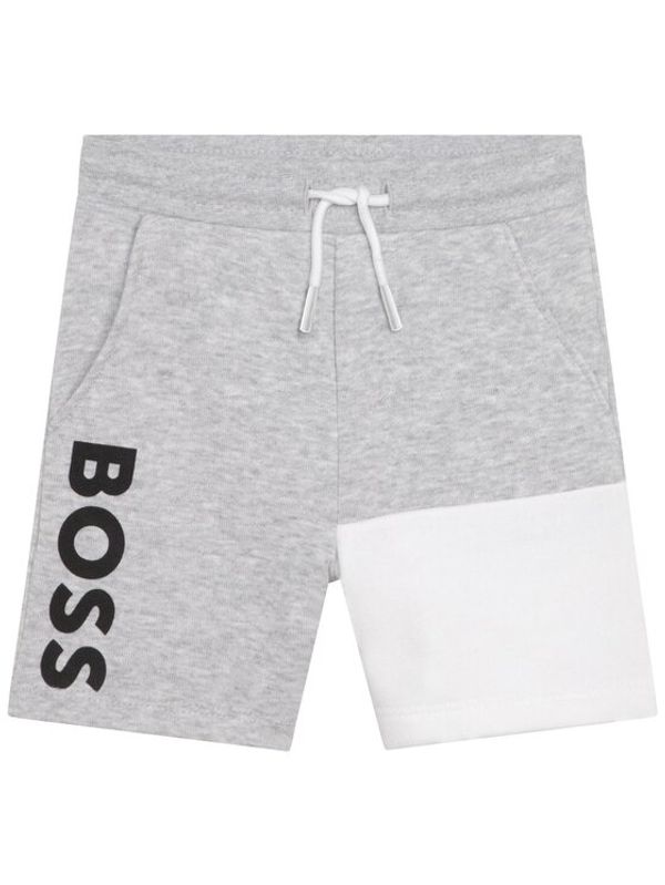 Boss Boss Спортни шорти J04469 S Сив Regular Fit