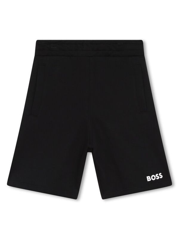 Boss Boss Спортни шорти J24816 S Черен Regular Fit