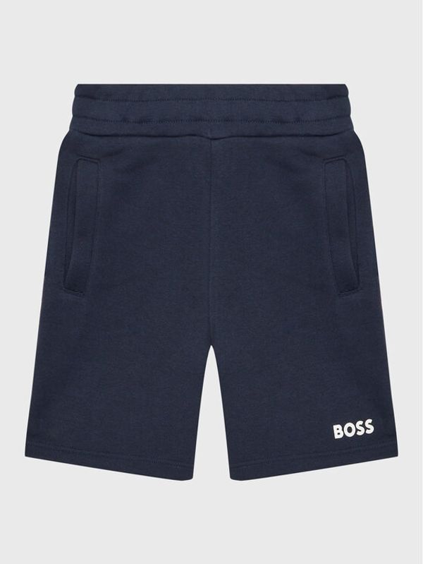 Boss Boss Спортни шорти J24816 S Тъмносин Regular Fit