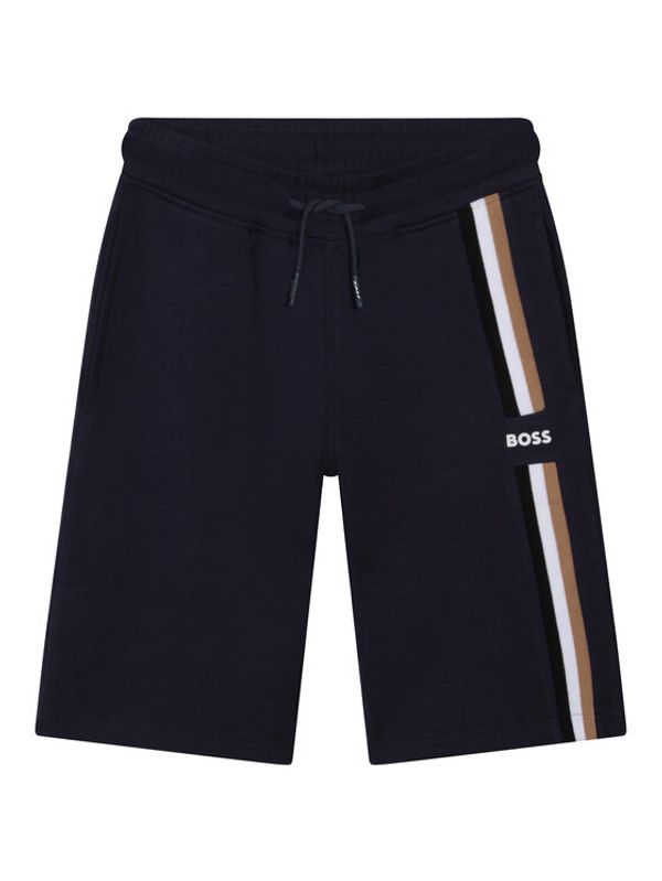 Boss Boss Спортни шорти J24820 S Тъмносин Regular Fit