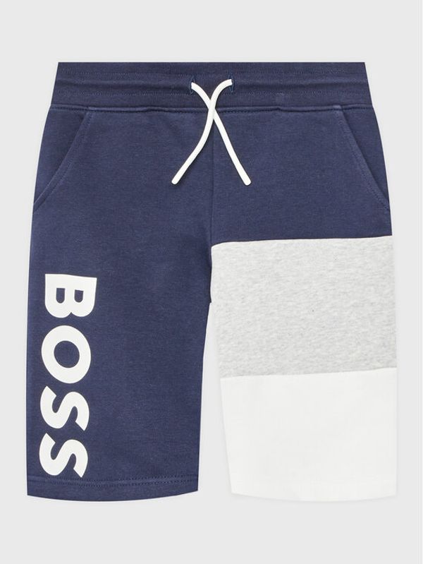 Boss Boss Спортни шорти J24826 S Тъмносин Regular Fit