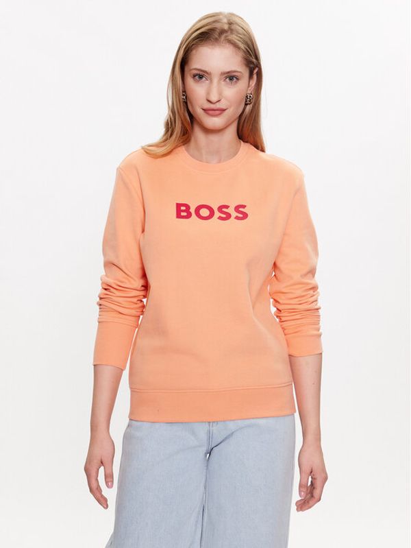 Boss Boss Суитшърт 50468357 Оранжев Regular Fit