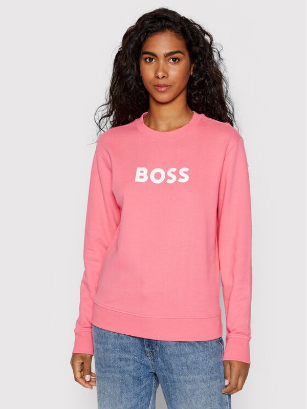 Boss Boss Суитшърт 50468357 Розов Regular Fit